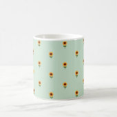 Sonnenblumen-Tasse Soft Sage Grün Kaffeetasse (Mittel)