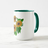 Sonnenblumen-Tasse Tasse (VorderseiteRechts)