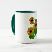 Sonnenblumen-Tasse Tasse (Vorderseite Links)