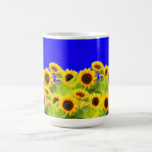 Sonnenblumen Tasse Ukraine Flaggenfarben (Mittel)