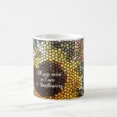 Sonnenblumen-Tasse  Verwandlungstasse (Mittel)