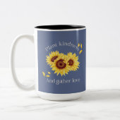 Sonnenblumen-Tasse Zweifarbige Tasse (Links)