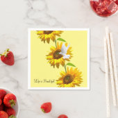 Sonnenblumen Taubenpapier Napkins Serviette (Beispiel)