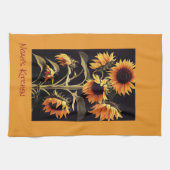 Sonnenblumen Tee Küchentücher (Horizontal)