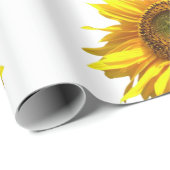 Sonnenblumen Tennis Matte Wrapping Paper Geschenkpapier (Rolleneckpunkt)