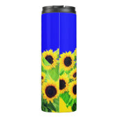 Sonnenblumen Thermal Tumbler Thermosbecher (Rückseite)
