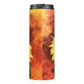 Sonnenblumen Thermal Tumbler Thermosbecher (Rückseite)