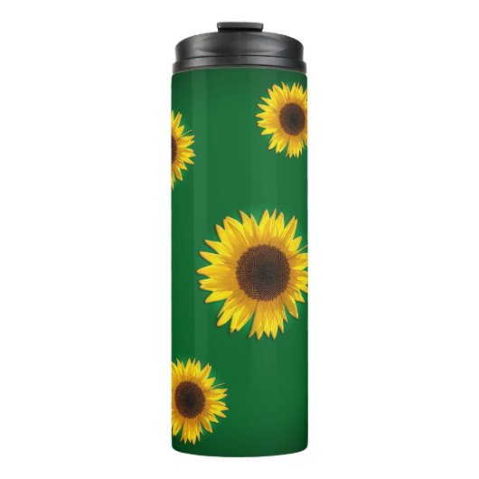 Sonnenblumen Thermosbecher (Vorderseite)