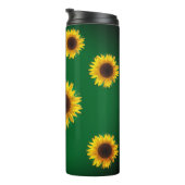 Sonnenblumen Thermosbecher (Nach rechts gedreht)