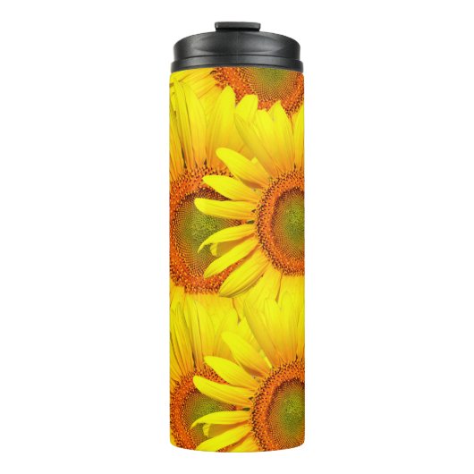 Sonnenblumen Thermosbecher (Vorderseite)