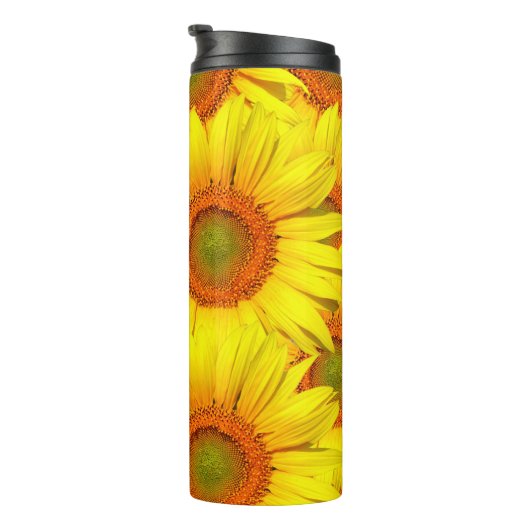 Sonnenblumen Thermosbecher (Nach rechts gedreht)