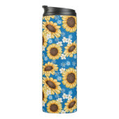 Sonnenblumen Thermosbecher (Nach rechts gedreht)