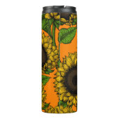 Sonnenblumen Thermosbecher (Rückseite)