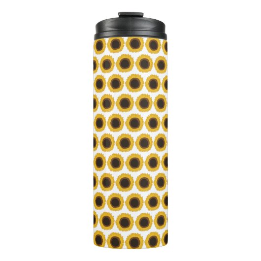 Sonnenblumen Thermosbecher (Vorderseite)