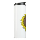 Sonnenblumen Thermosbecher (Nach links gedreht)