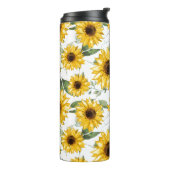 Sonnenblumen Thermosbecher (Nach links gedreht)