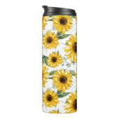 Sonnenblumen Thermosbecher (Nach rechts gedreht)