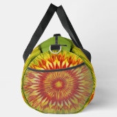 Sonnenblumen-Tie-Dye-Monogramm-Reisetasche Duffle Bag (Rechts)