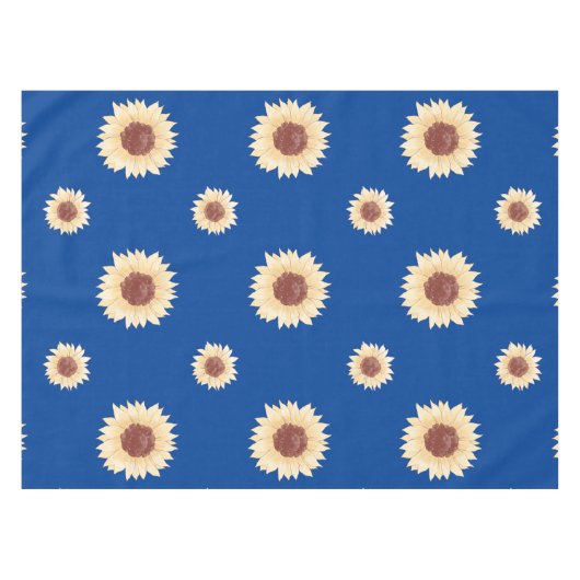 Sonnenblumen Tischdecke (Vorderseite (Horizontal))