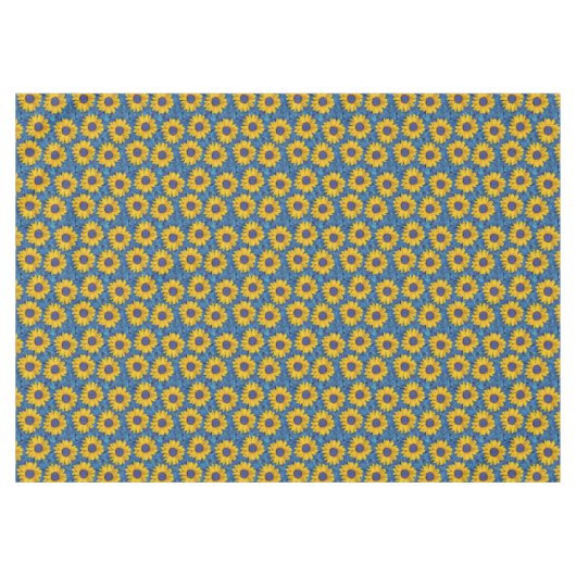 Sonnenblumen Tischdecke (Vorderseite (Horizontal))