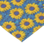 Sonnenblumen Tischdecke (Schrägansicht)