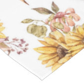 Sonnenblumen Tischdecke (Schrägansicht)