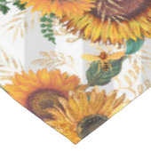 Sonnenblumen Tischdecke (Schrägansicht)