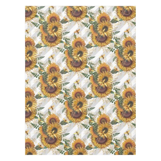 Sonnenblumen Tischdecke (Vorderseite)