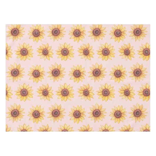 "Sonnenblumen" Tischdecke (Vorderseite (Horizontal))
