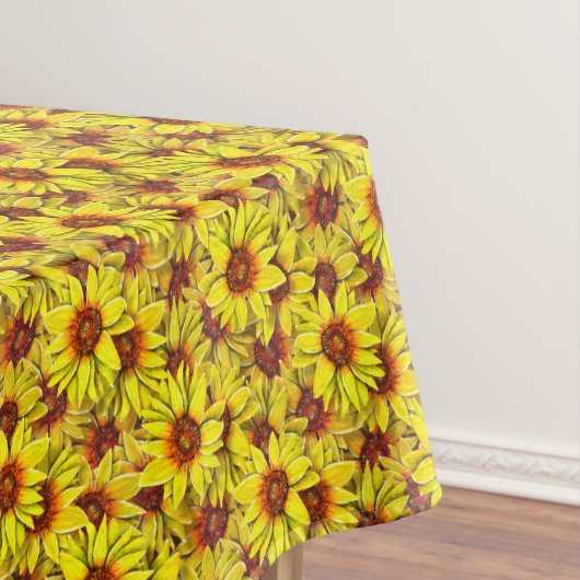 Sonnenblumen-Tischdecke Tischdecke (Beispiel)