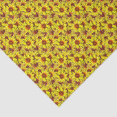Sonnenblumen-Tissue-Papier Seidenpapier (Ausschnitt)