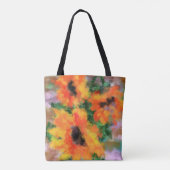 Sonnenblumen Tote Tasche (Rückseite)