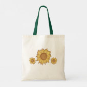 Sonnenblumen Tote Tasche (Rückseite)