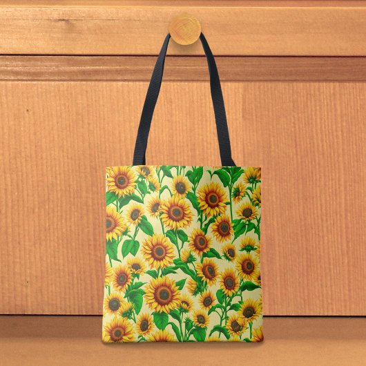 Sonnenblumen-Tragetasche Tasche