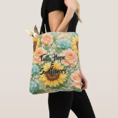 Sonnenblumen-Tragetasche Tasche (Von Nahem)