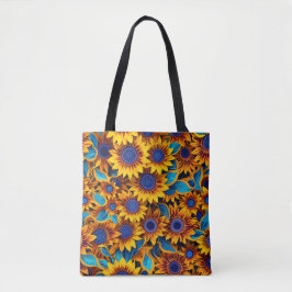 Sonnenblumen-Tragetasche Tasche