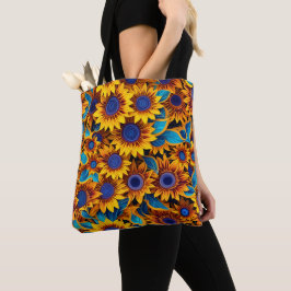 Sonnenblumen-Tragetasche Tasche
