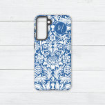 Sonnenblumen Trauben Muster William Morris Samsung Galaxy Hülle<br><div class="desc">Mit dem Samsung SGH-X500 und dem Samsung SGH-X2000 präsentiert das Samsung SGH-E50 ein Vintages,  blau-weißes Sonnenblumenmuster mit einem Monogramm,  das von den klassischen Künsten und Kunsthandwerk-Designs des angesehenen englischen Künstlers William Morris (1834-1896) stammt.</div>