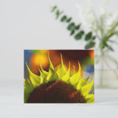Sonnenblumen Träume Postkarte (Stehend Vorderseite)