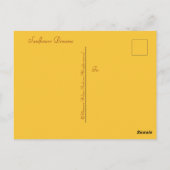 Sonnenblumen Träume Postkarte (Rückseite)