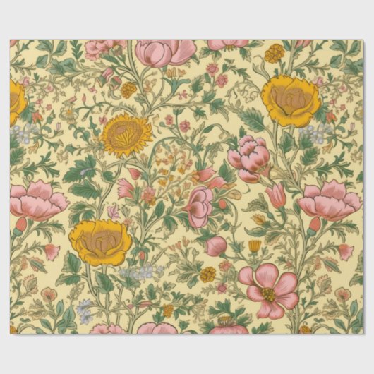 Sonnenblumen-Träume Wrapping Paper Geschenkpapier (Flach)