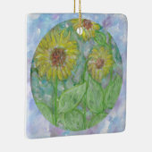 Sonnenblumen Traumstrecke mit dem Lavatal Keramikornament (Rechts)