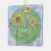 Sonnenblumen Traumstrecke mit dem Lavatal Keramikornament (Links)