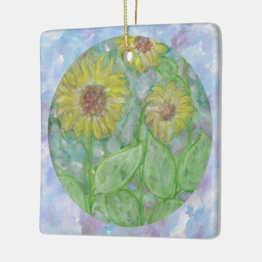 Sonnenblumen Traumstrecke mit dem Lavatal Keramikornament (Links)