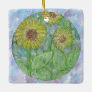 Sonnenblumen Traumstrecke mit dem Lavatal Keramikornament
