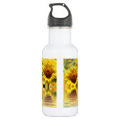 Sonnenblumen Trinkflasche (Rückseite)