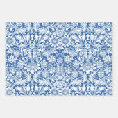 Sonnenblumen Tulips Borage William Morris Geschenkpapier Set (Vorderseite)