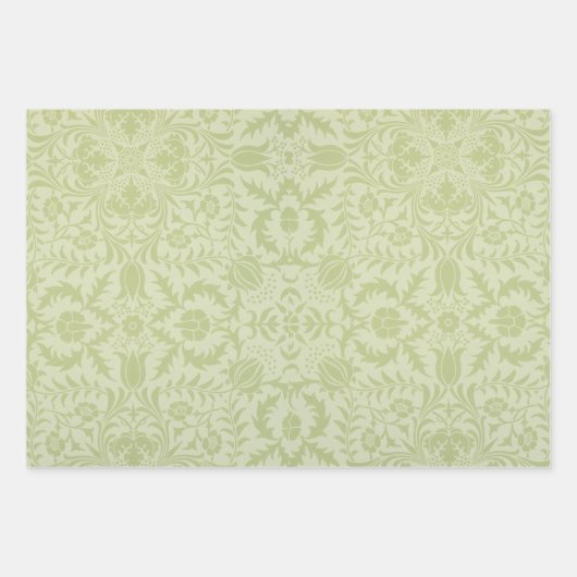 Sonnenblumen Tulips Borage William Morris Geschenkpapier Set (Vorderseite 3)