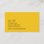 Sonnenblumen u. visitenkarte (Rückseite)