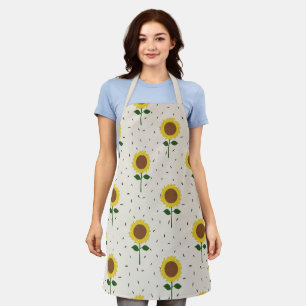Sonnenblumen - Überall in der Print-Schürze Schürze